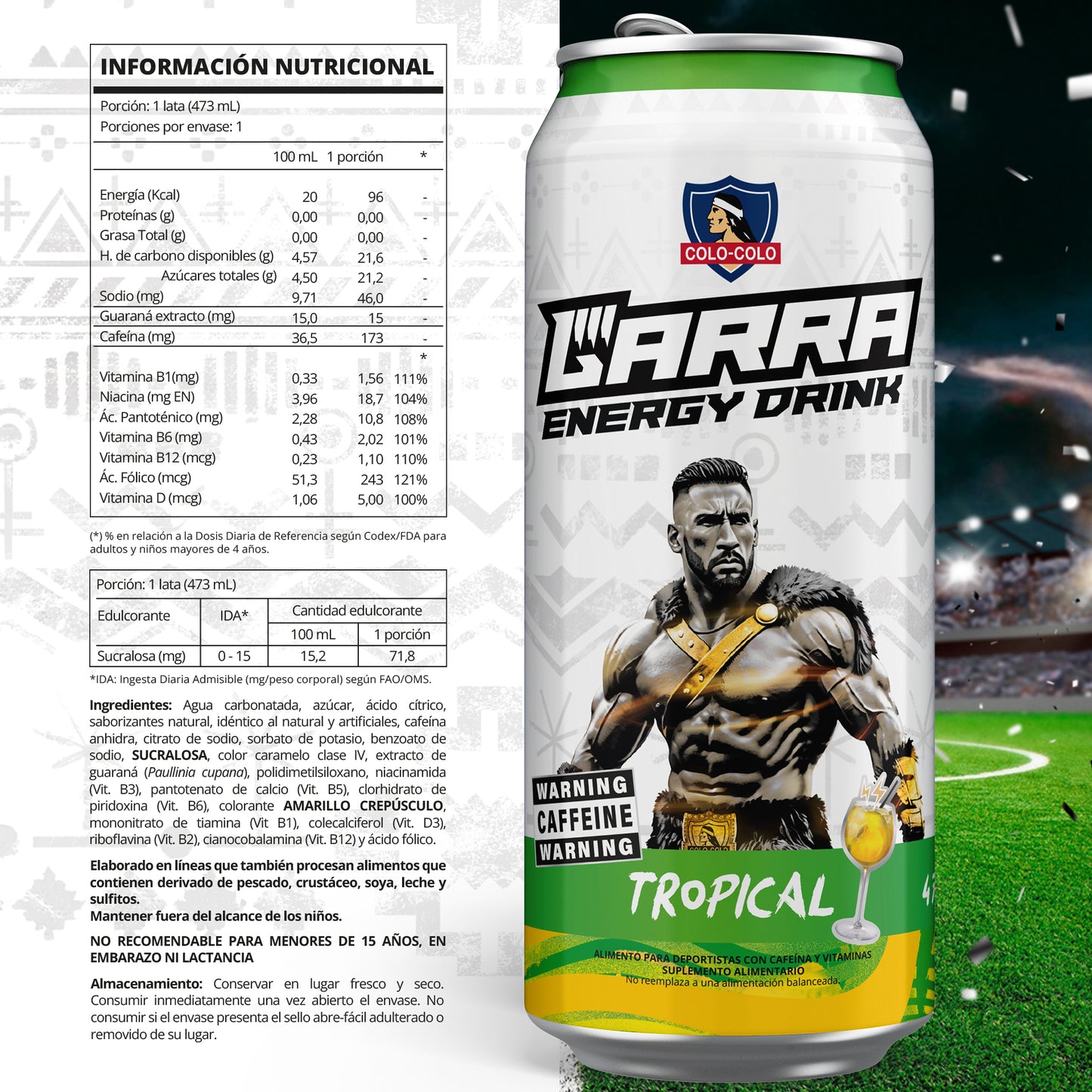 Pack 12 latas de Garra Tropical